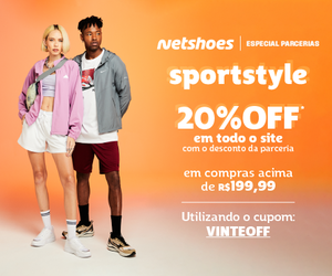 20% OFF em todo o site para compras acima de R$199,99