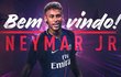 É oficial: Neymar é jogador do Paris Saint-Germain (Divulgação)